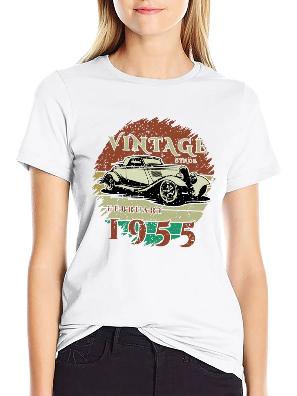 Vintage February 1955 Car T-Shirt product image 8