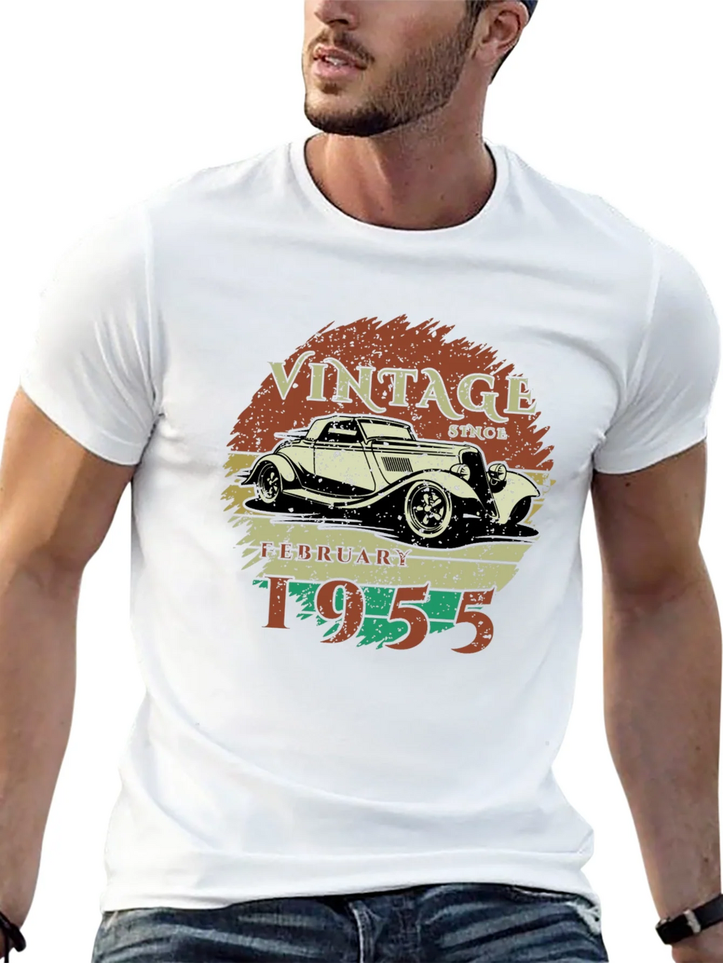 Vintage February 1955 Car T-Shirt product image 12