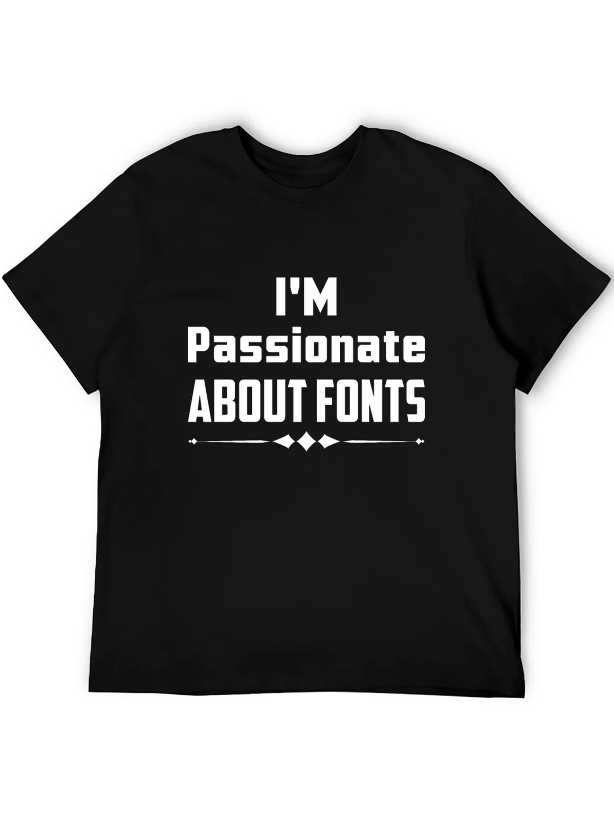 Passionate About Fonts Graphic Tee product image 5