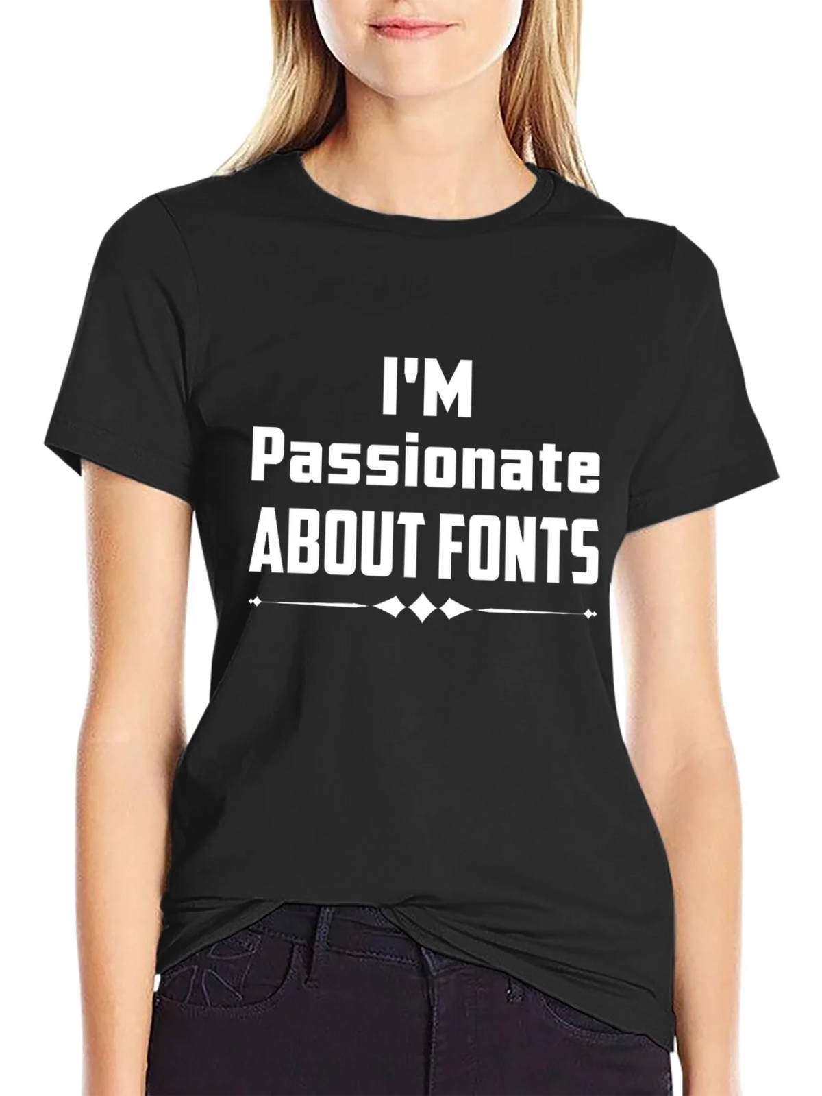 Passionate About Fonts Graphic Tee product image 2