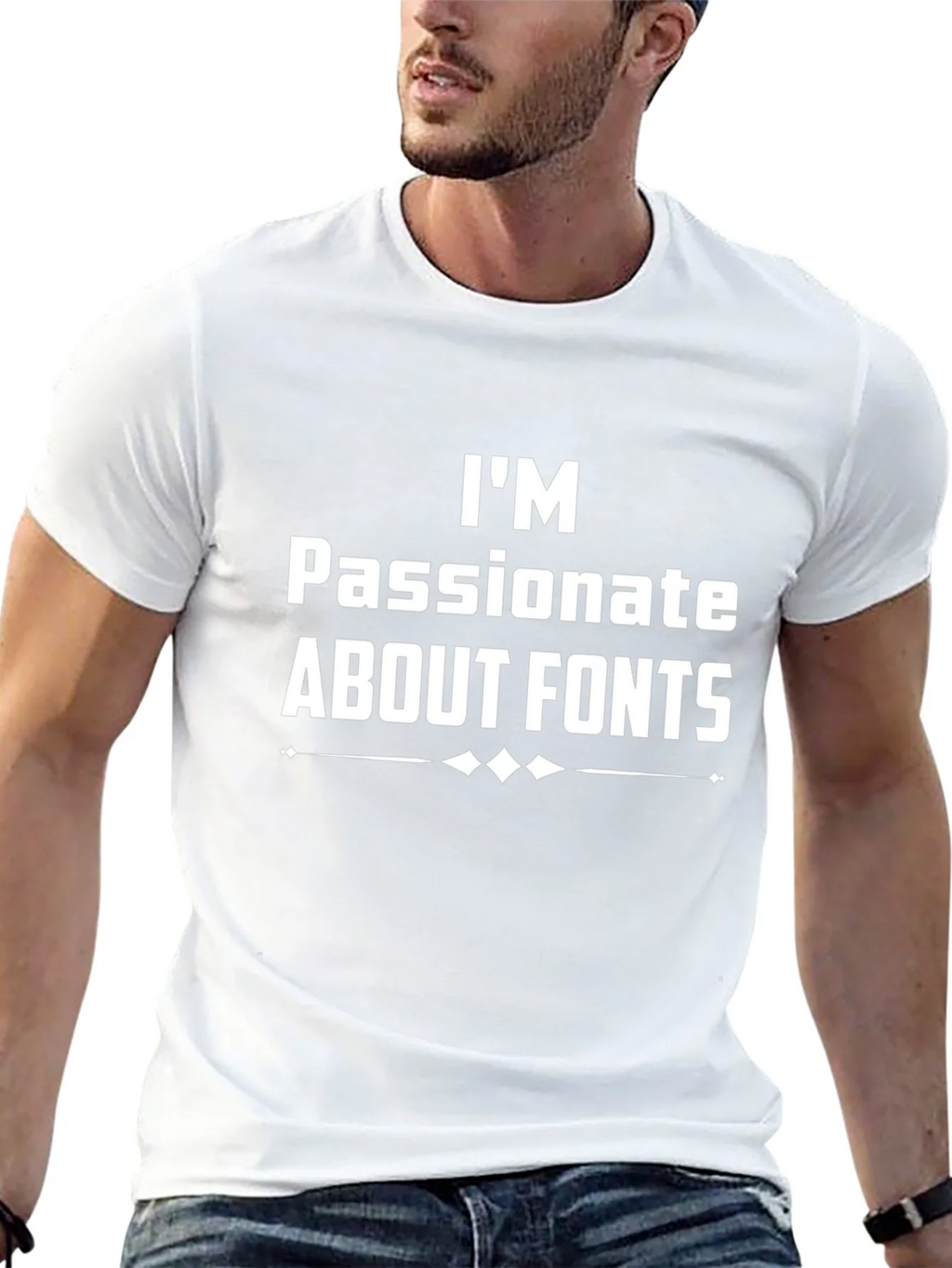Passionate About Fonts Graphic Tee product image 12