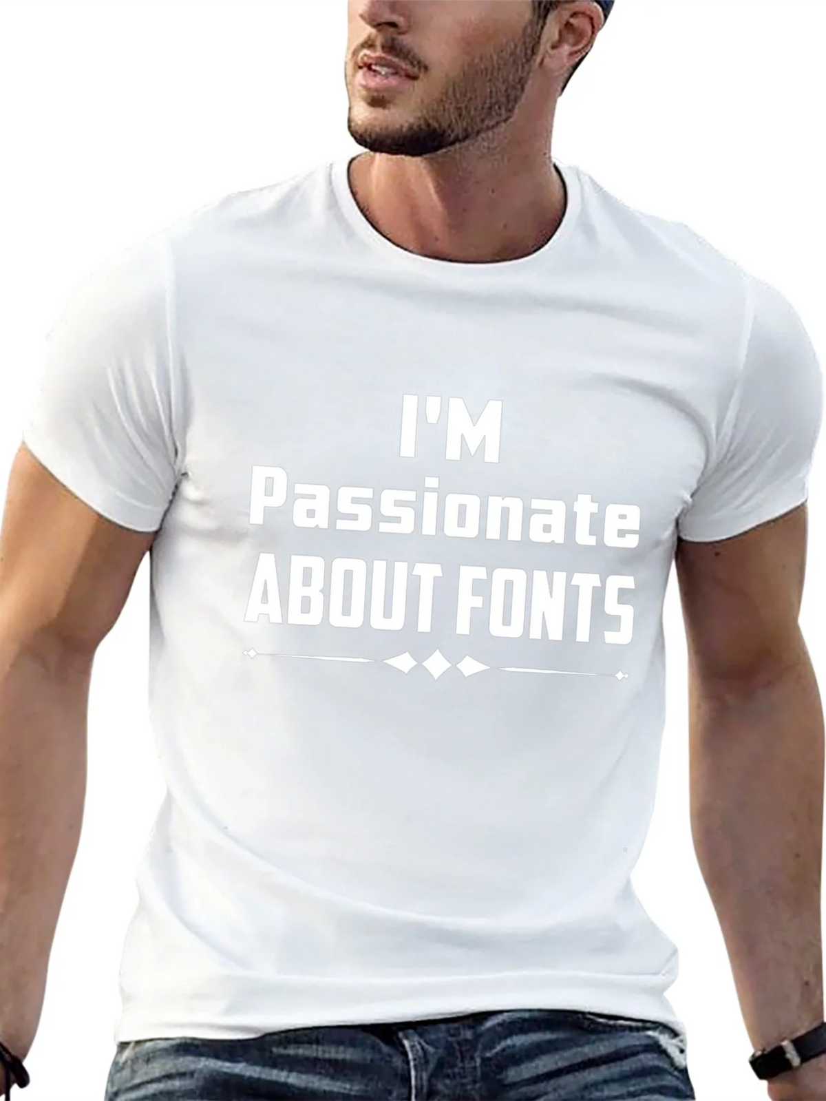 Passionate About Fonts Graphic Tee product image 12