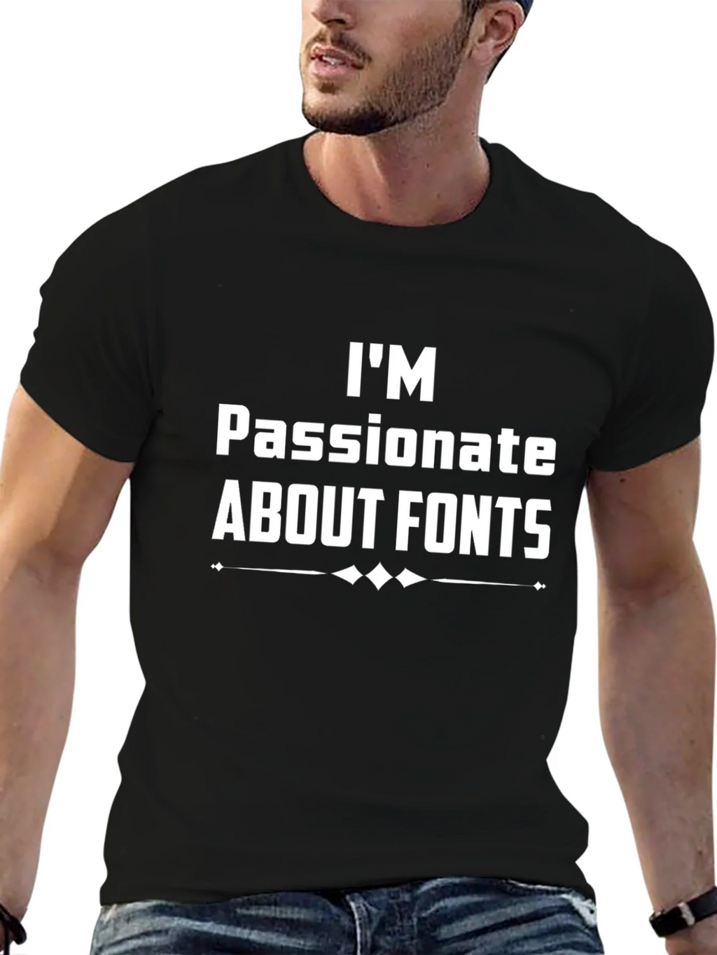 Passionate About Fonts Graphic Tee product image 6