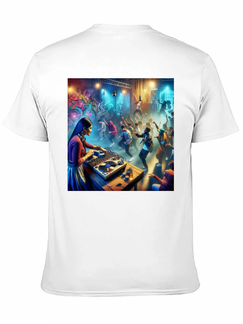 DJ Party T-Shirt - Black Graphic Tee product image 10