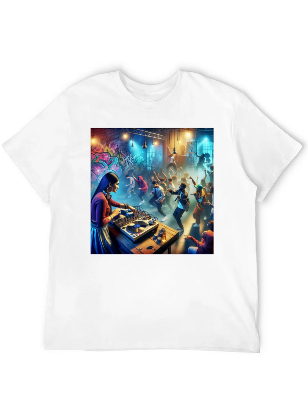 DJ Party T-Shirt - Black Graphic Tee product image 11