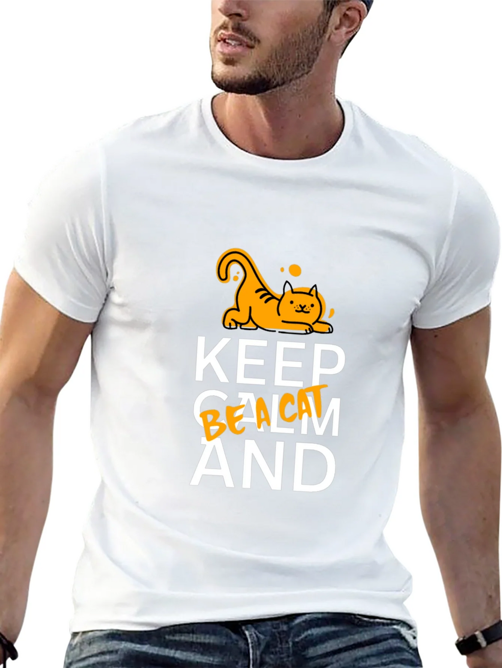Keep Calm and Be a Cat T-Shirt product image 12