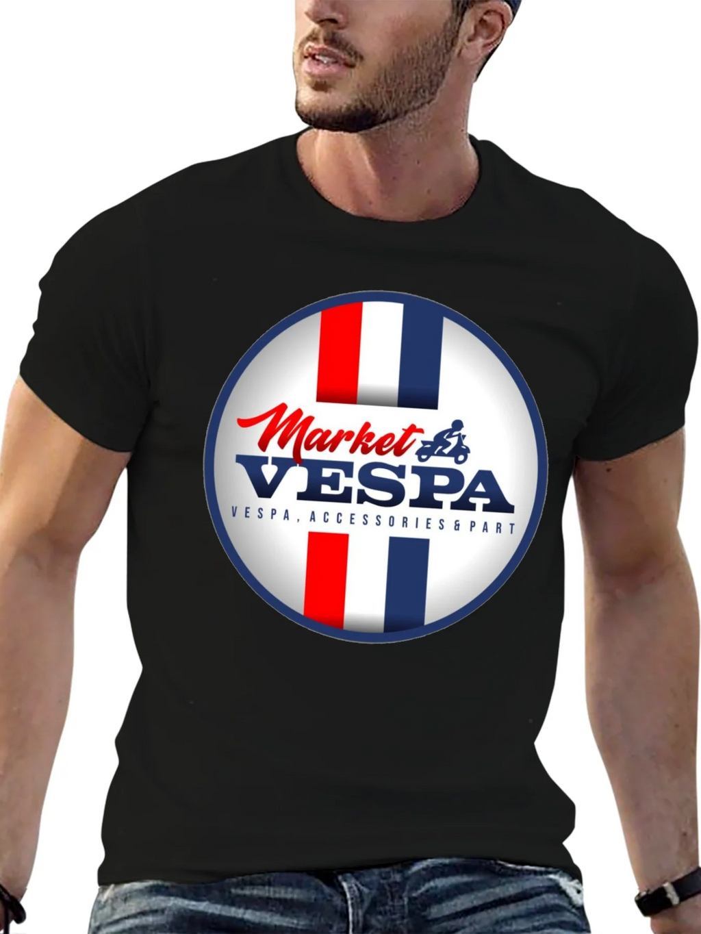 Market Vespa T-Shirt - Retro Style product image 6