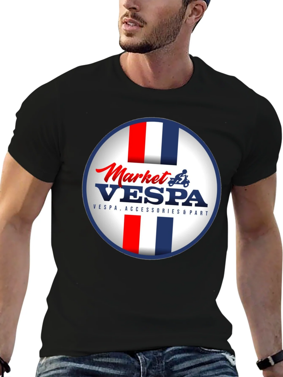 Market Vespa T-Shirt - Retro Style product image 6