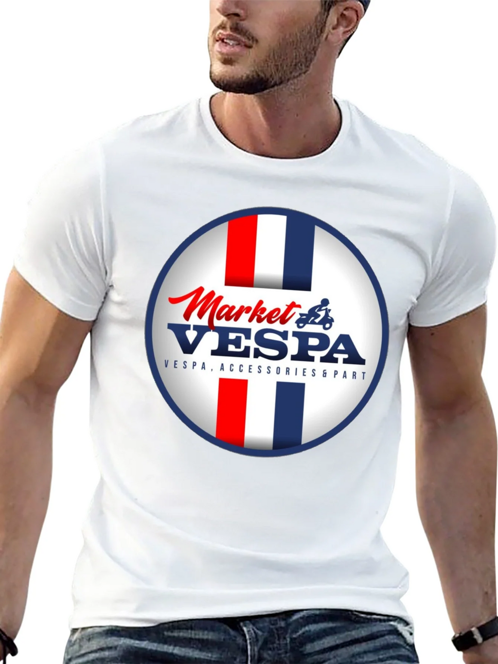 Market Vespa T-Shirt - Retro Style product image 12