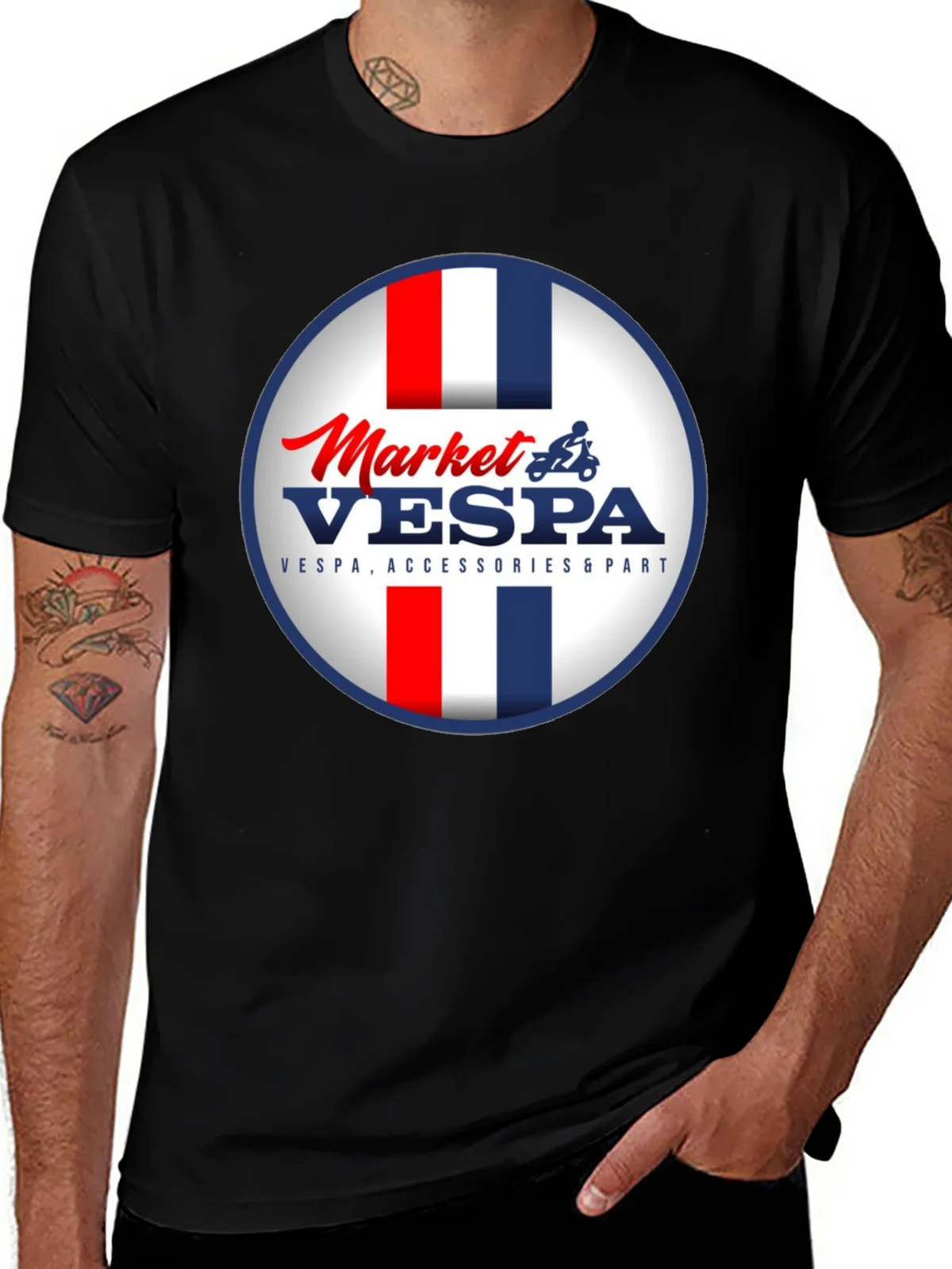 Market Vespa T-Shirt - Retro Style product image 1