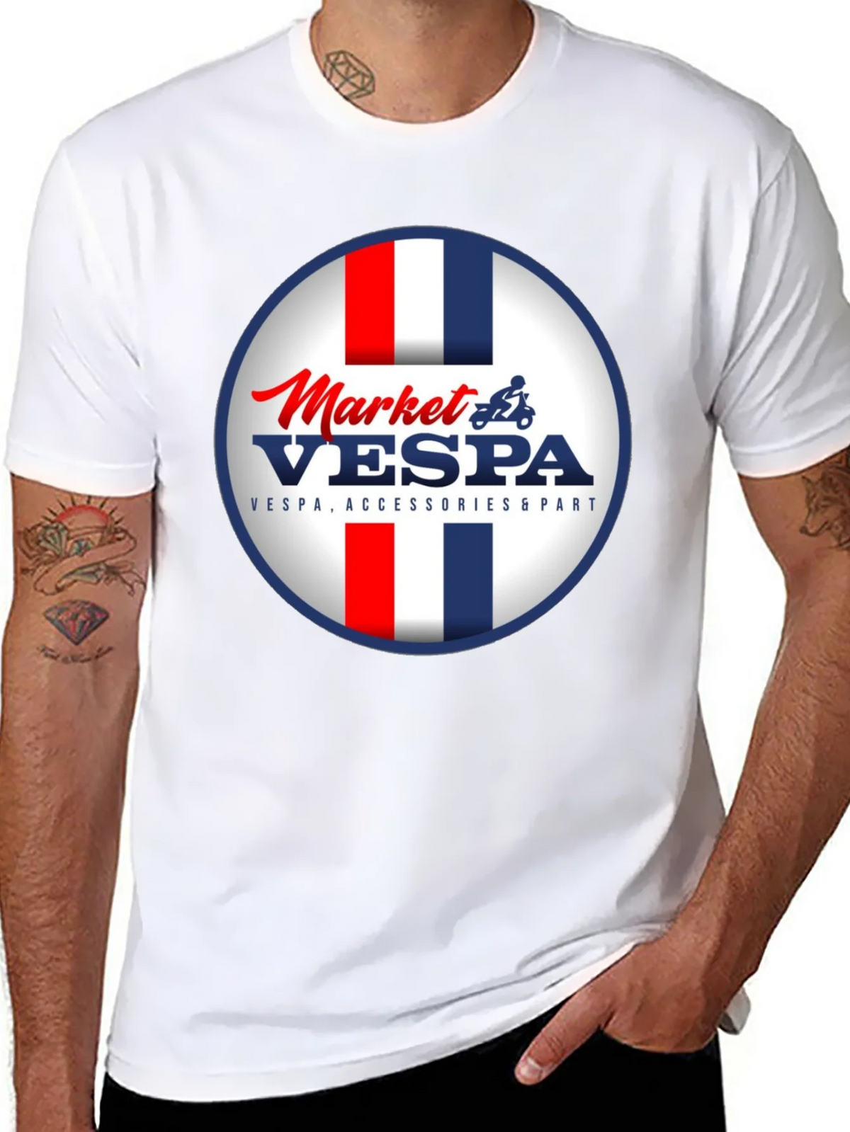 Market Vespa T-Shirt - Retro Style product image 7