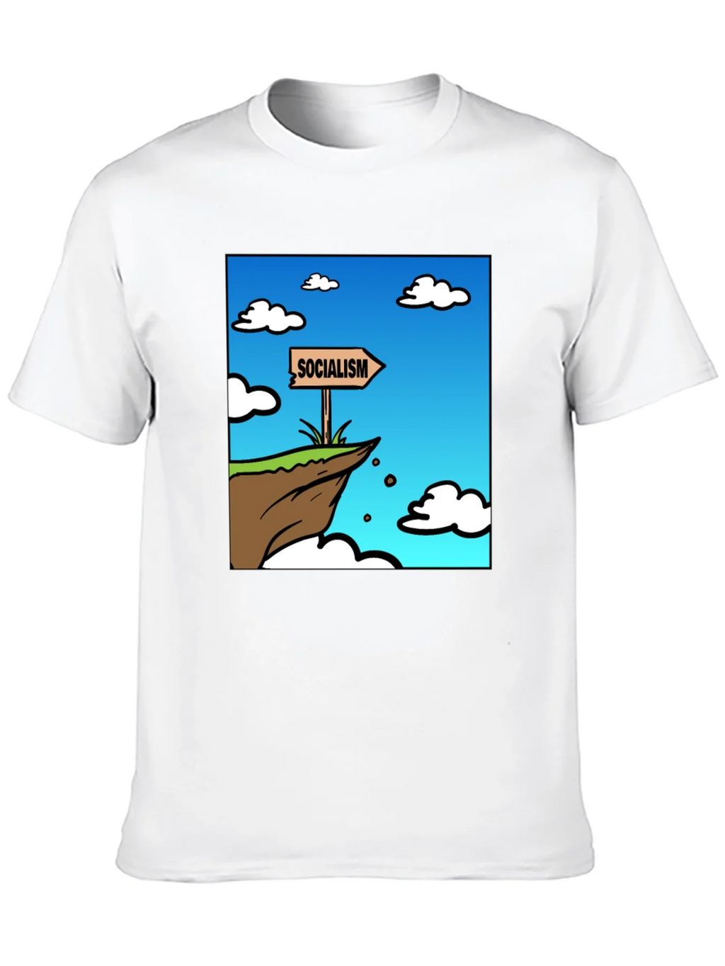 Socialism Cliff Edge Graphic Tee - Mens Black T-Shirt product image 9