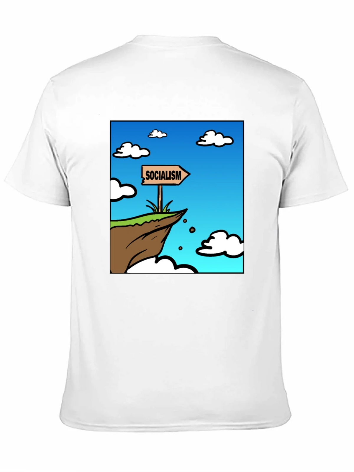 Socialism Cliff Edge Graphic Tee - Mens Black T-Shirt product image 10