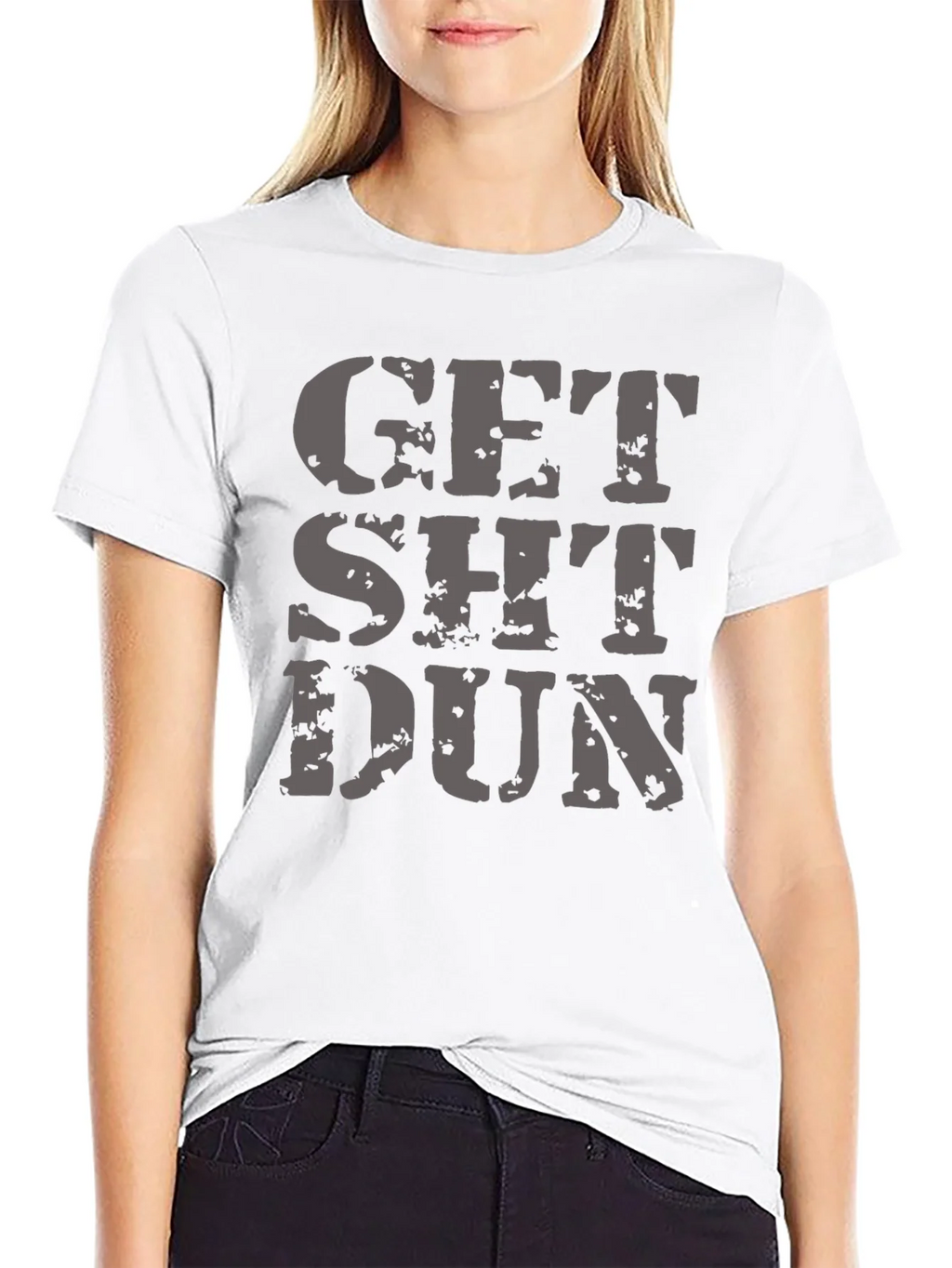 Get Sh*t Dun Graphic Tee - Black T-Shirt product image 8
