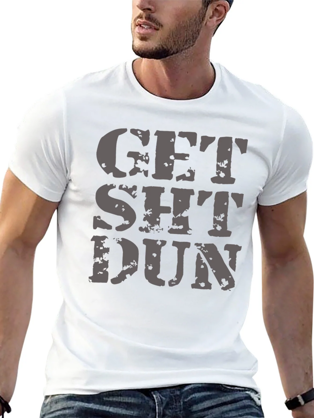 Get Sh*t Dun Graphic Tee - Black T-Shirt product image 12
