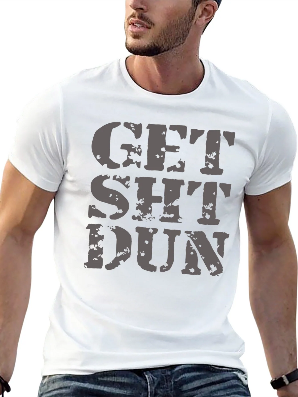 Get Sh*t Dun Graphic Tee - Black T-Shirt product image 12