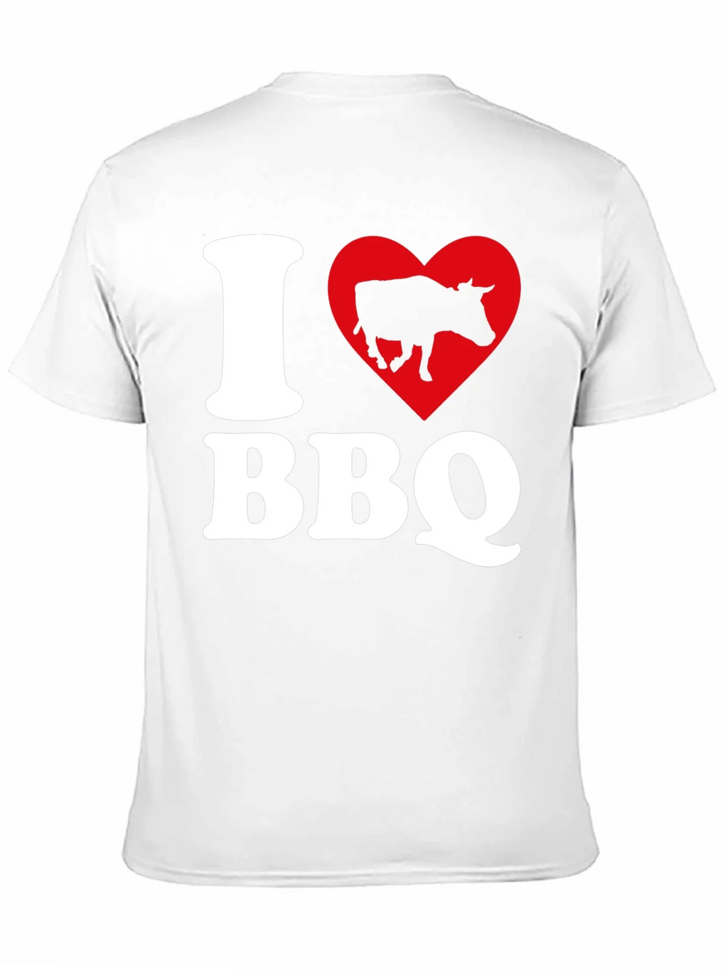 I Heart BBQ Black Graphic T-Shirt product image 10