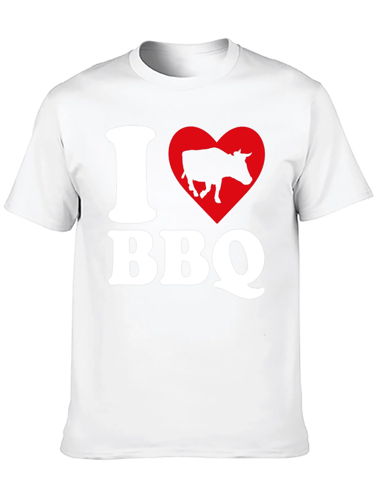 I Heart BBQ Black Graphic T-Shirt product image 9