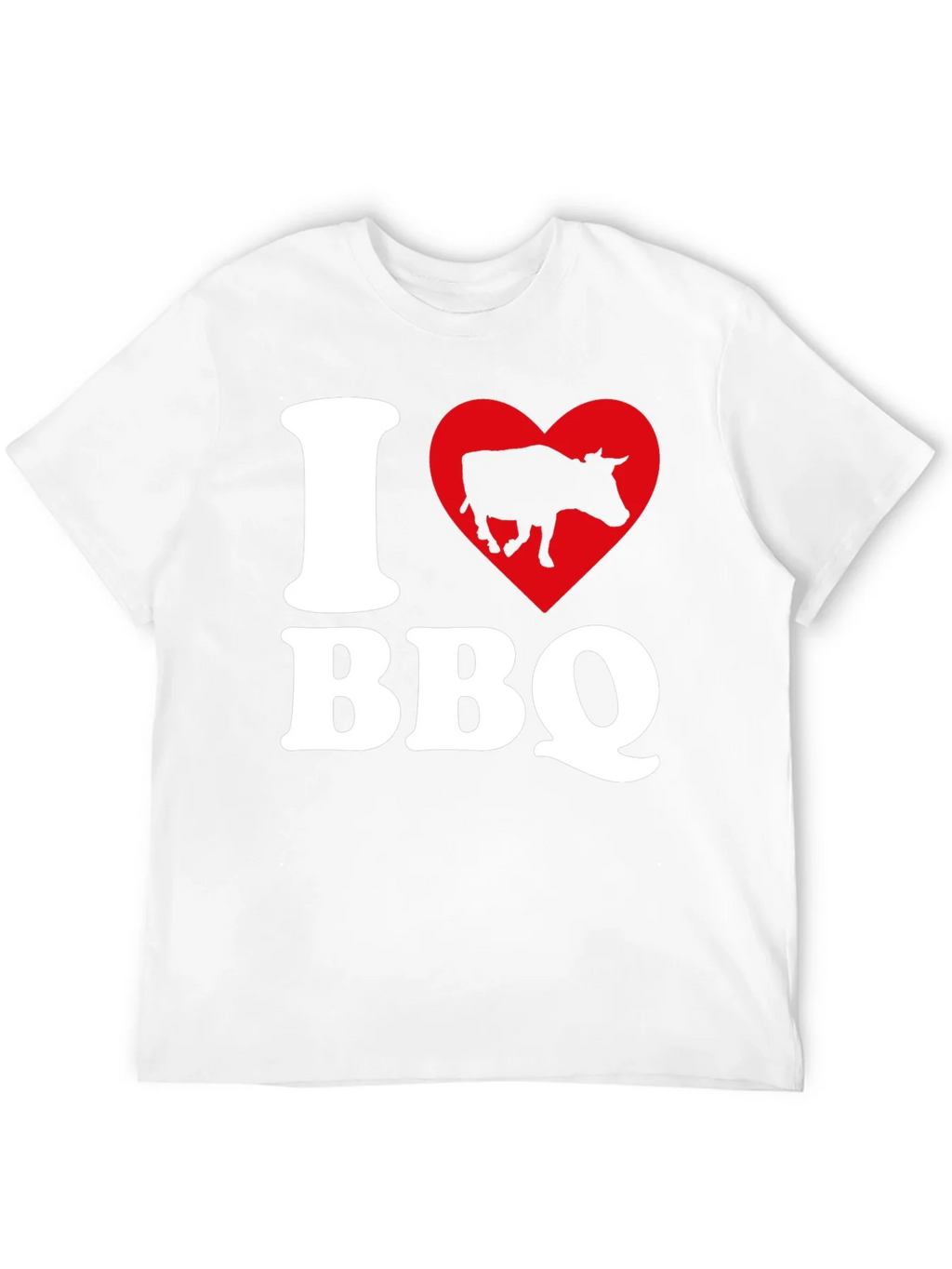 I Heart BBQ Black Graphic T-Shirt product image 11