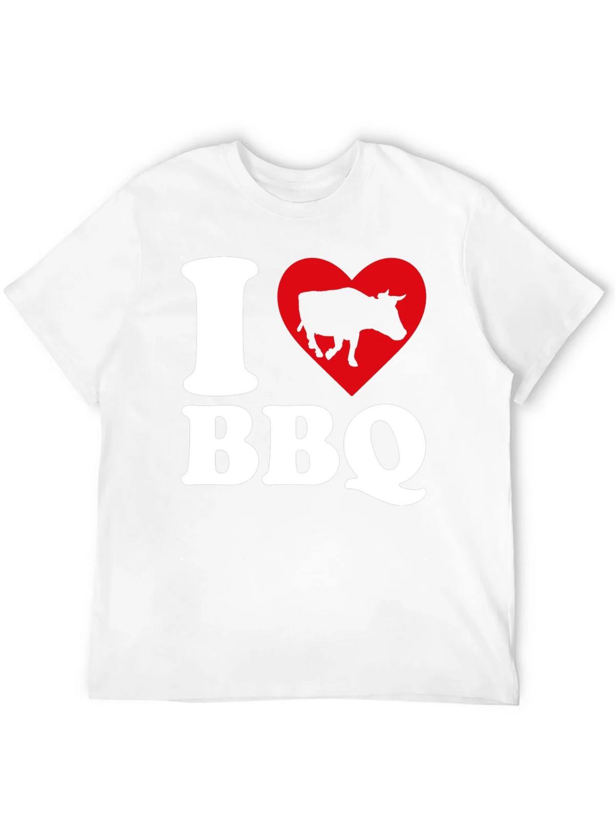 I Heart BBQ Black Graphic T-Shirt product image 11