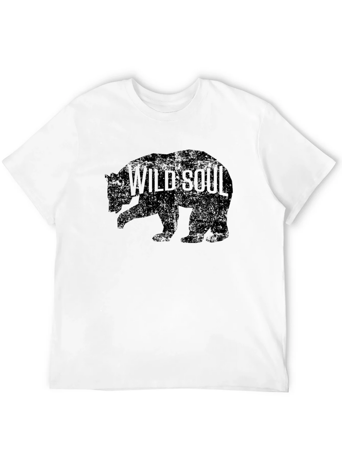 Wild Soul Bear Graphic Tee - Black Cotton T-Shirt product image 11