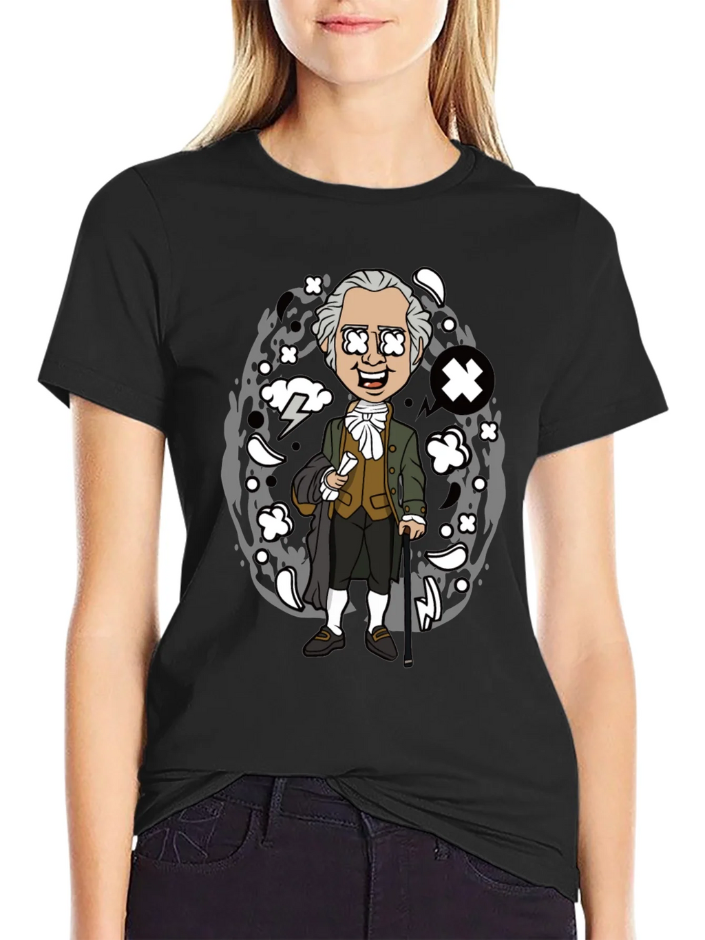 Historical Cartoon Graphic Tee product image 2