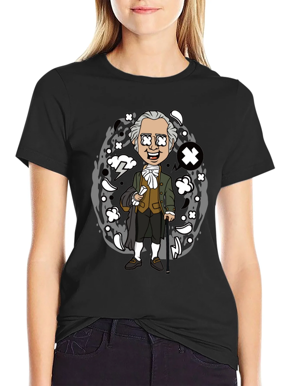 Historical Cartoon Graphic Tee product image 2