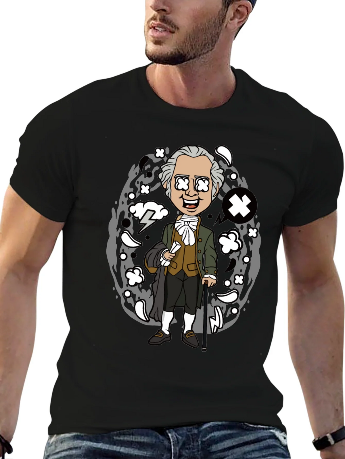 Historical Cartoon Graphic Tee product image 6
