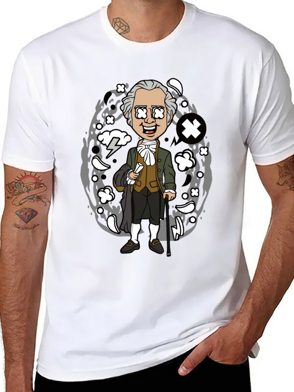 Historical Cartoon Graphic Tee product image 7