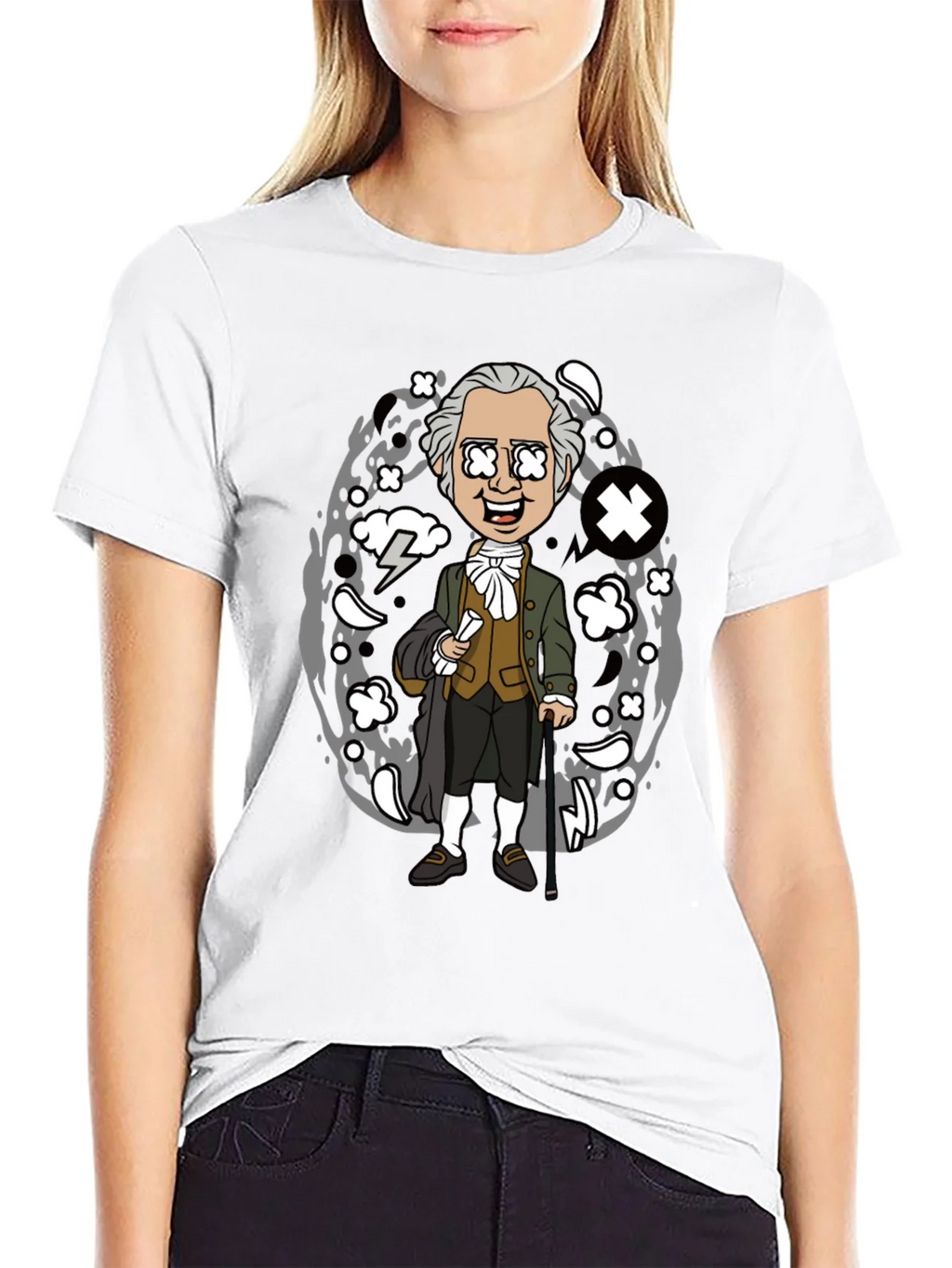 Historical Cartoon Graphic Tee product image 8