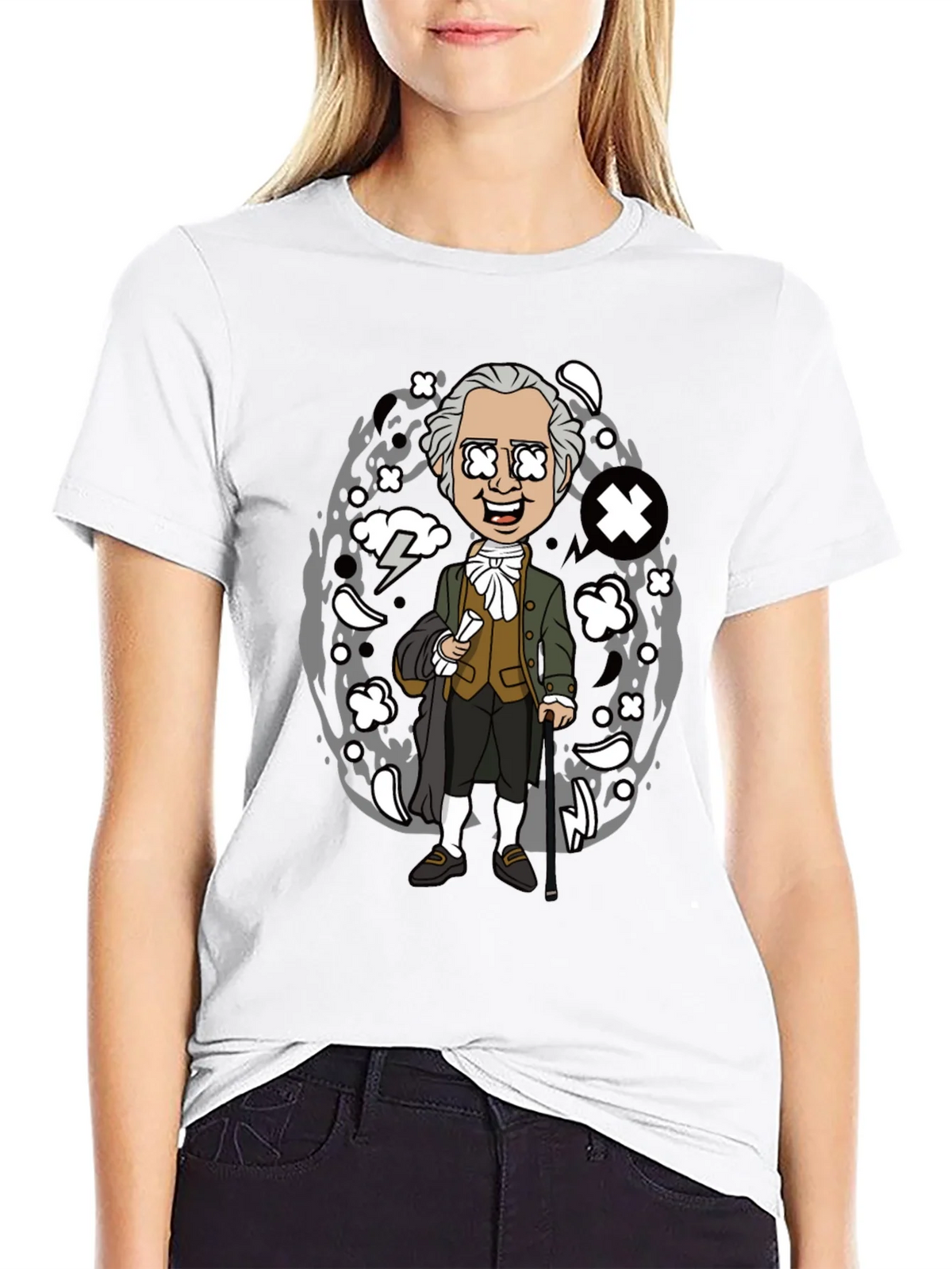 Historical Cartoon Graphic Tee product image 8