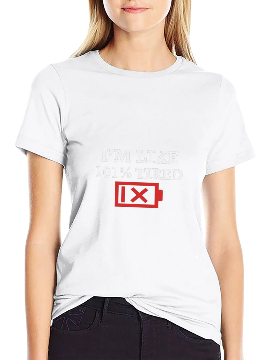 Im Like 101% Tired Graphic Tee product image 8