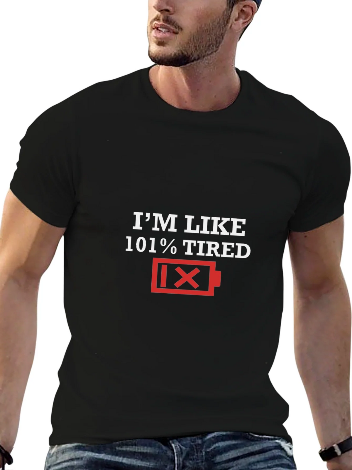 Im Like 101% Tired Graphic Tee product image 6