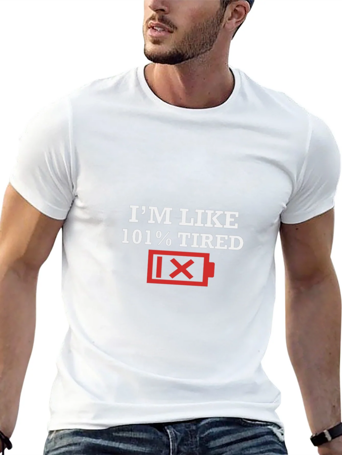 Im Like 101% Tired Graphic Tee product image 12
