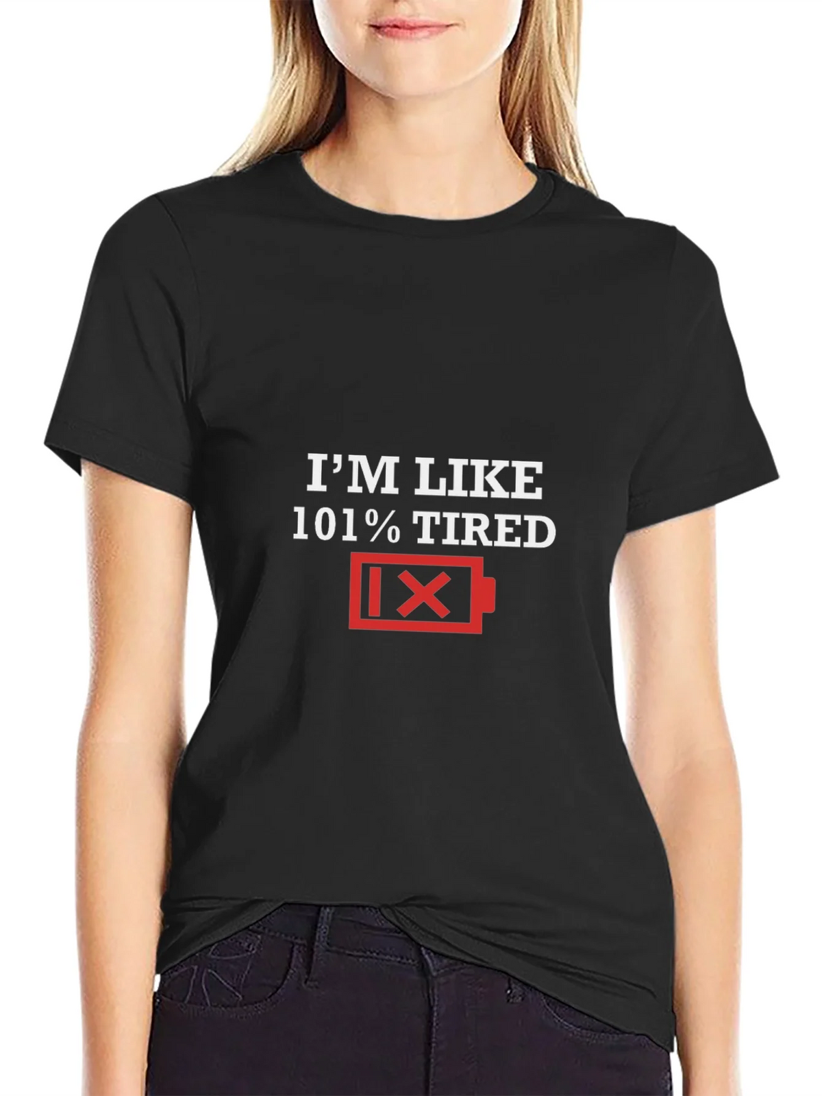 Im Like 101% Tired Graphic Tee product image 2