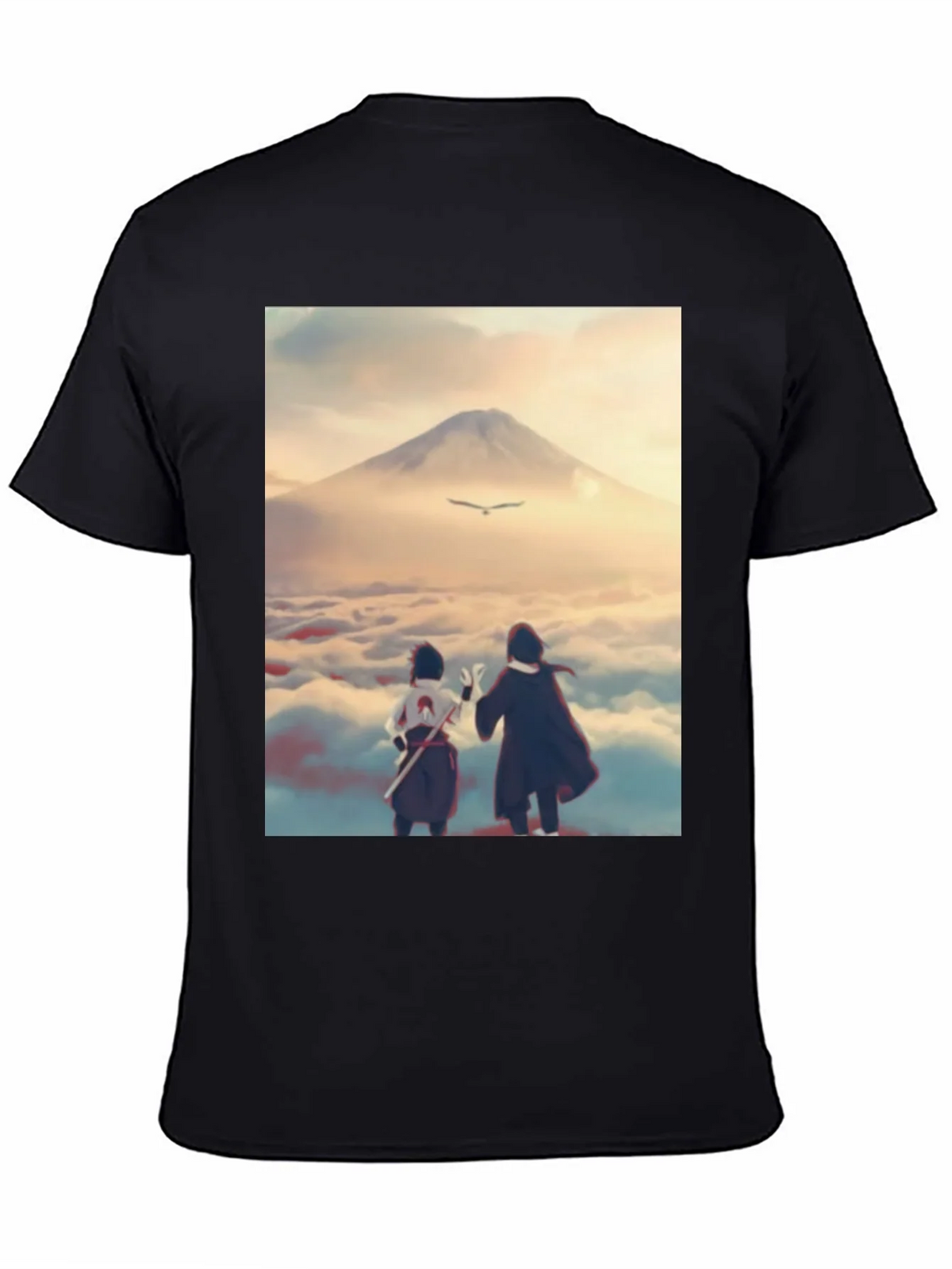 Anime Scenery Graphic Tee - Black product image 4