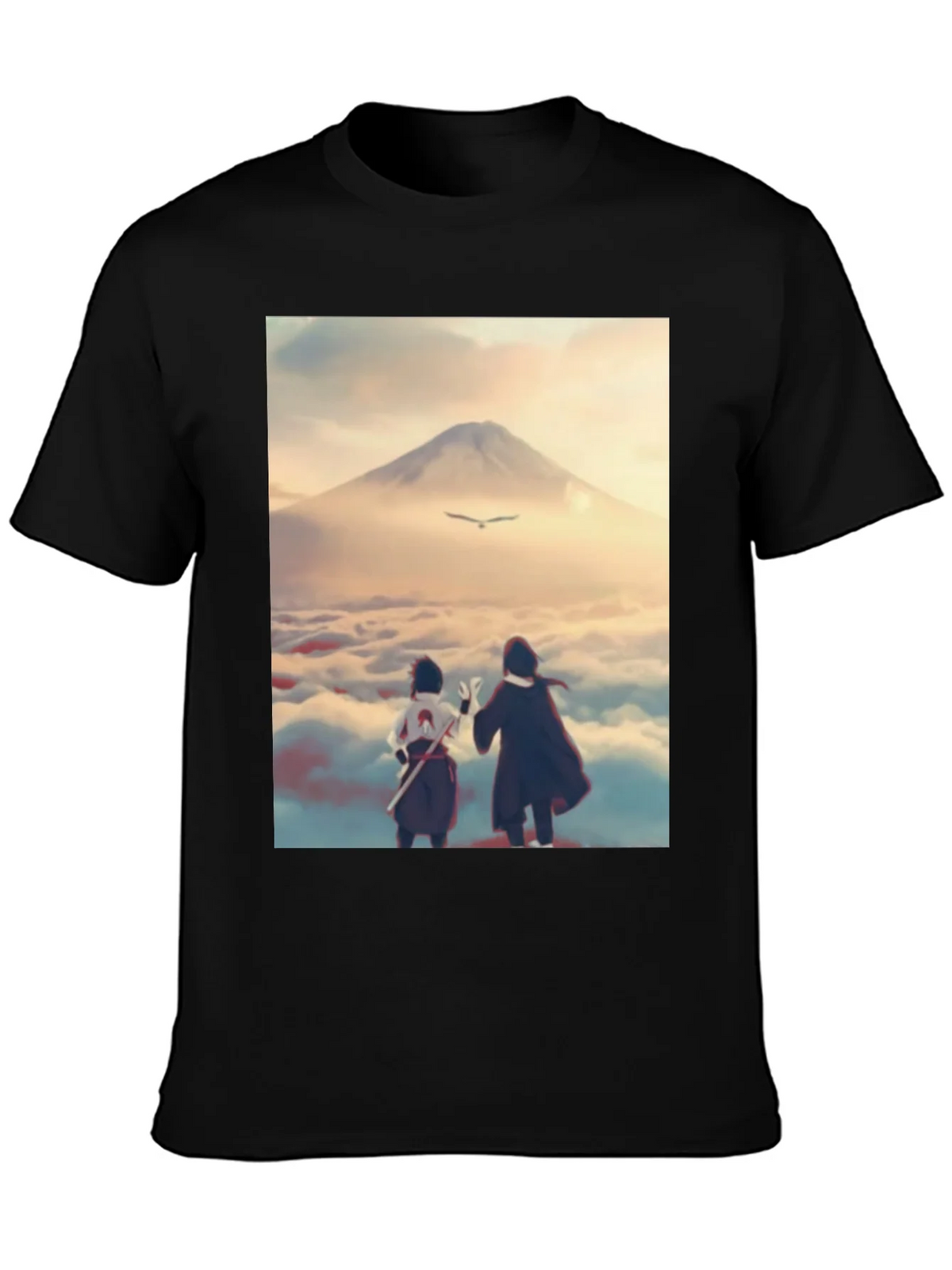 Anime Scenery Graphic Tee - Black product image 3