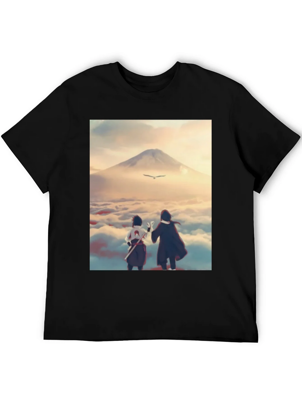Anime Scenery Graphic Tee - Black product image 5