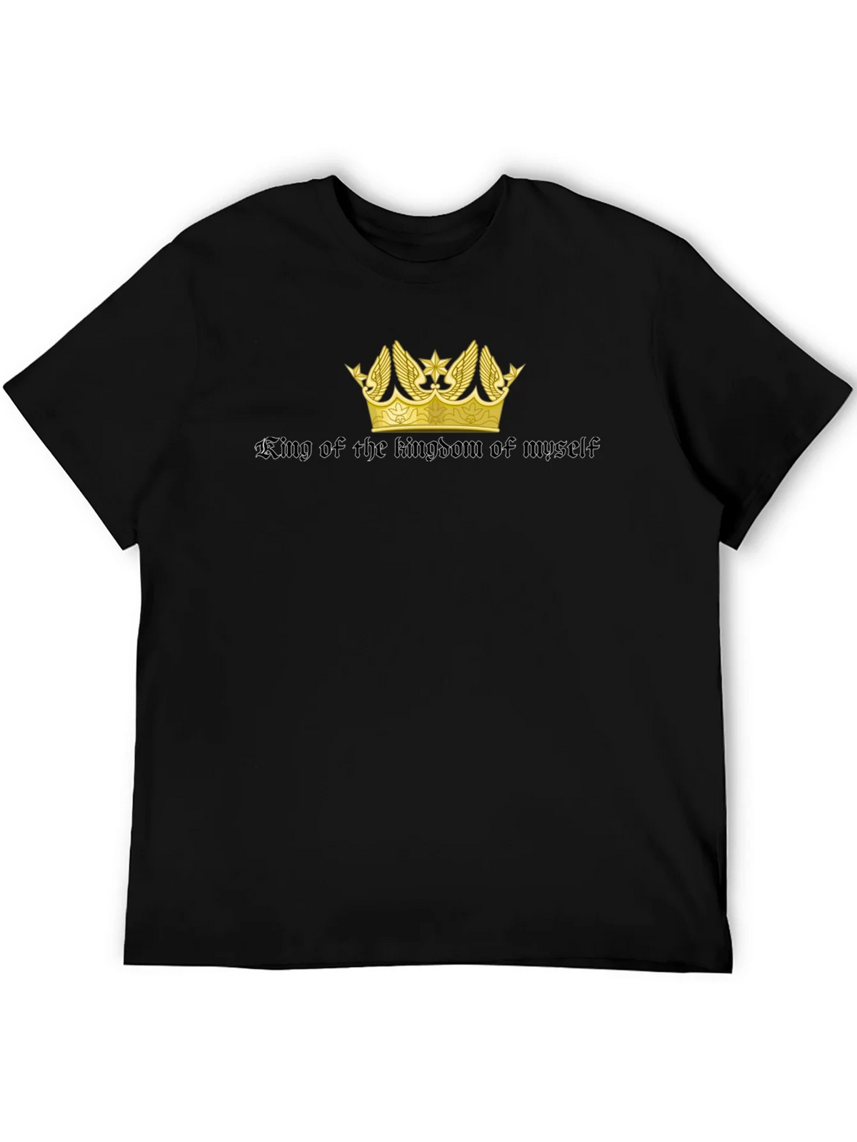 King of My Own Kingdom Black T-Shirt product image 5