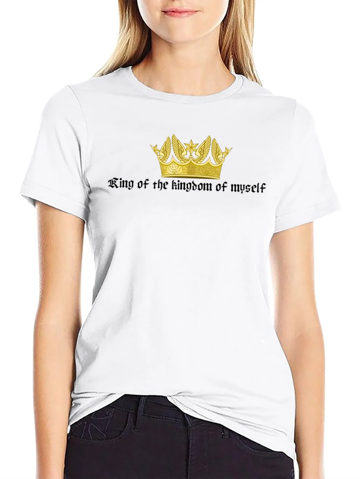 King of My Own Kingdom Black T-Shirt product image 8