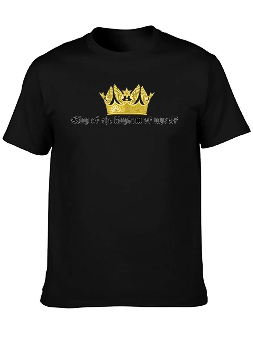 King of My Own Kingdom Black T-Shirt product image 3