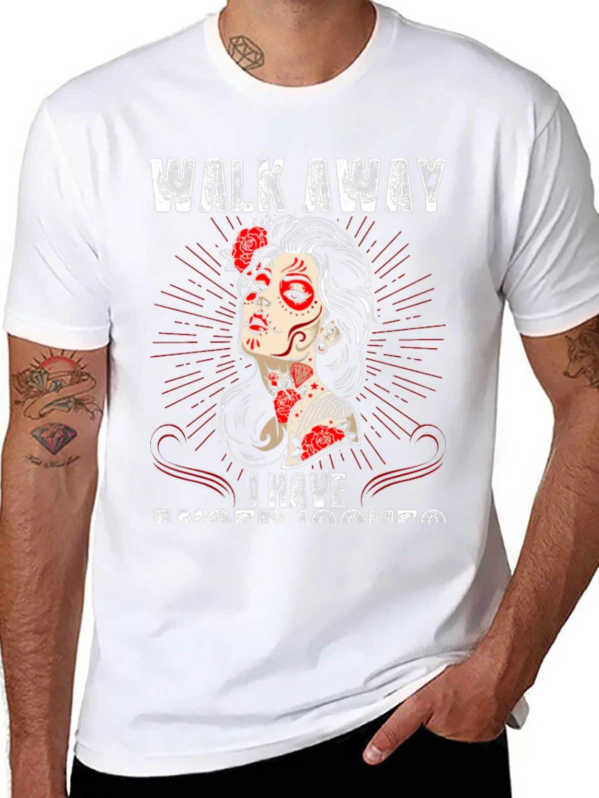 Walk Away I Have Anger Issues T-Shirt product image 7
