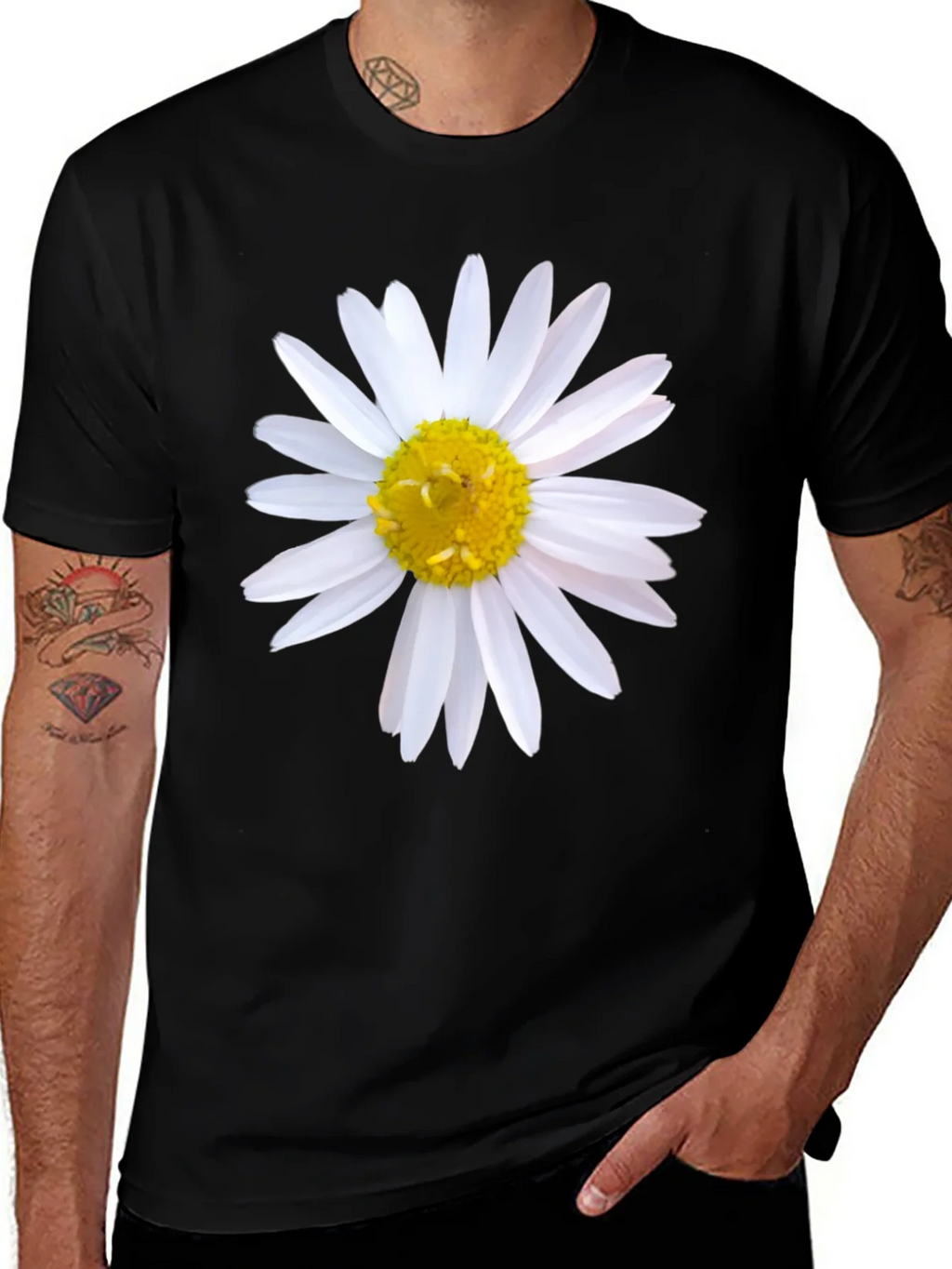 Daisy Flower Graphic T-Shirt - Stylish and Comfortable product image 1