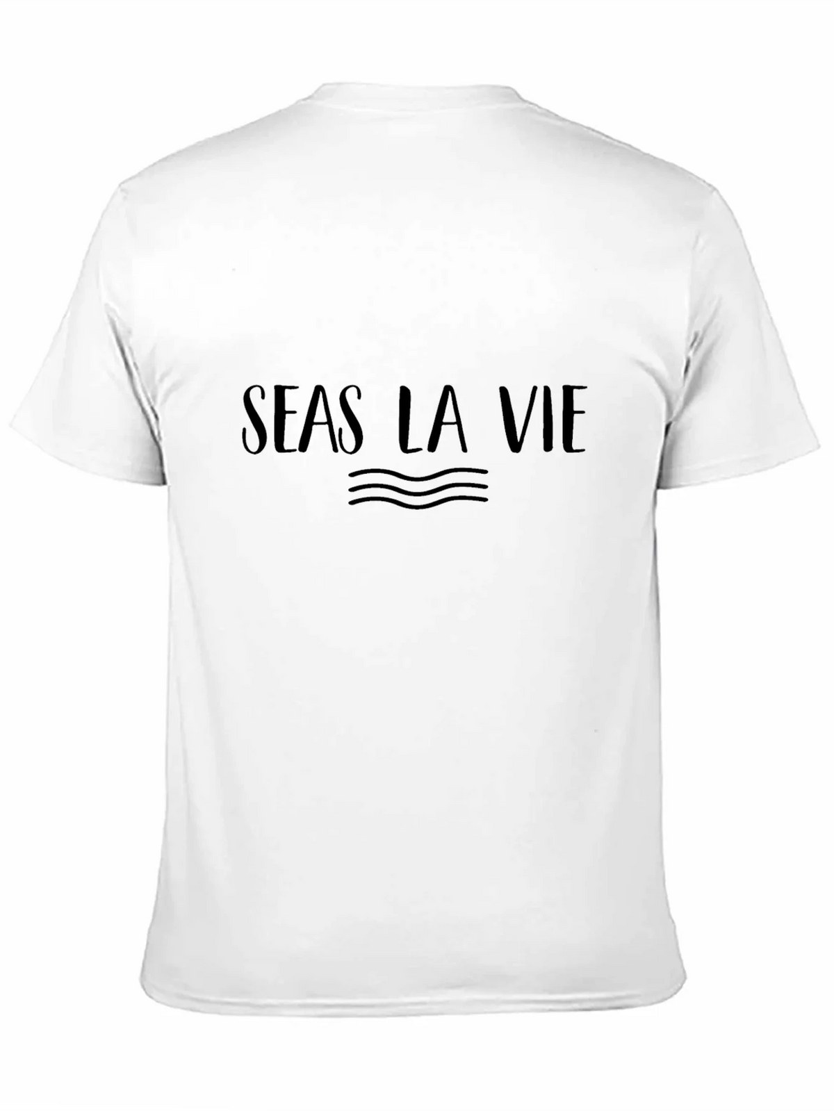 Seas La Vie Black Graphic Tee - Relaxed Fit product image 10