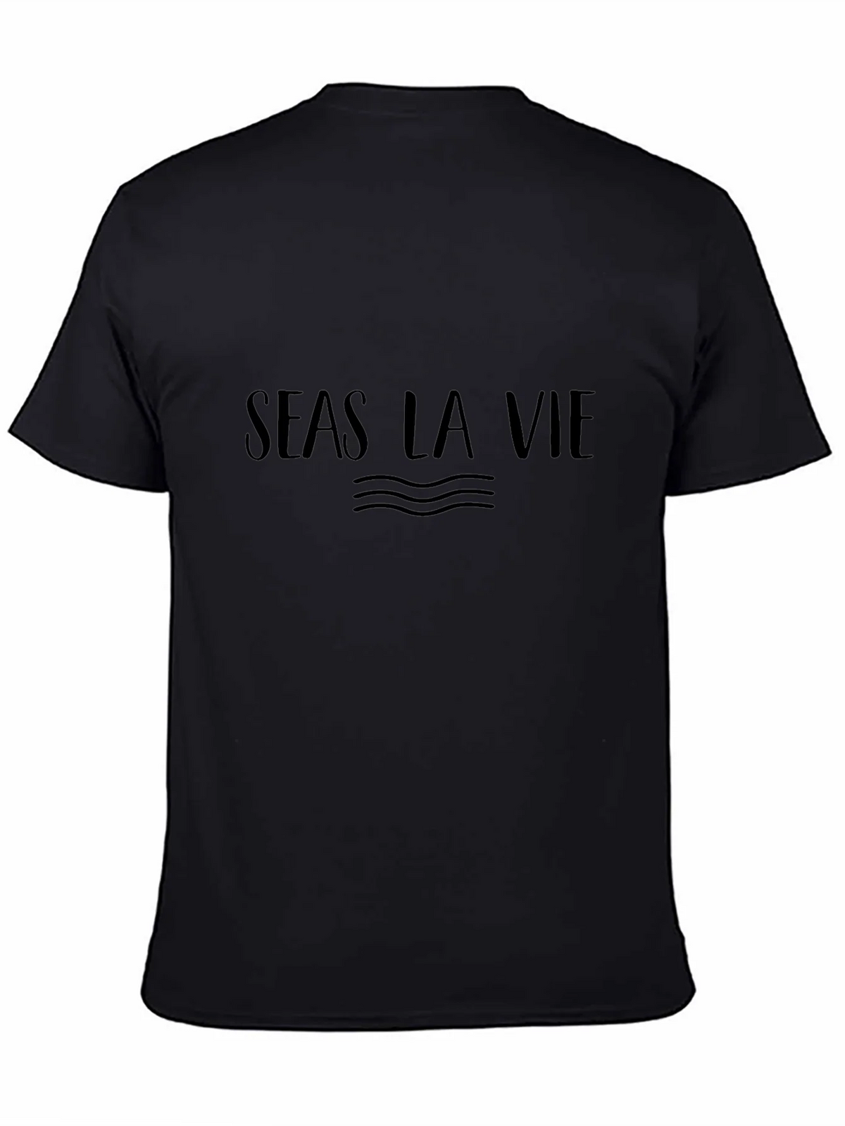 Seas La Vie Black Graphic Tee - Relaxed Fit product image 4