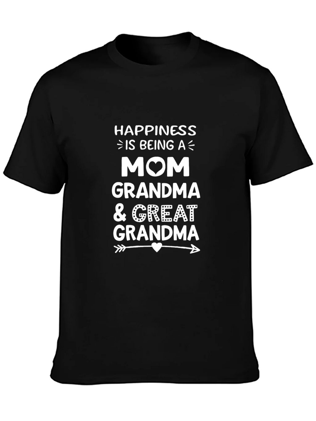 Happiness is Being A Mom Grandma Great T-Shirt product image 3