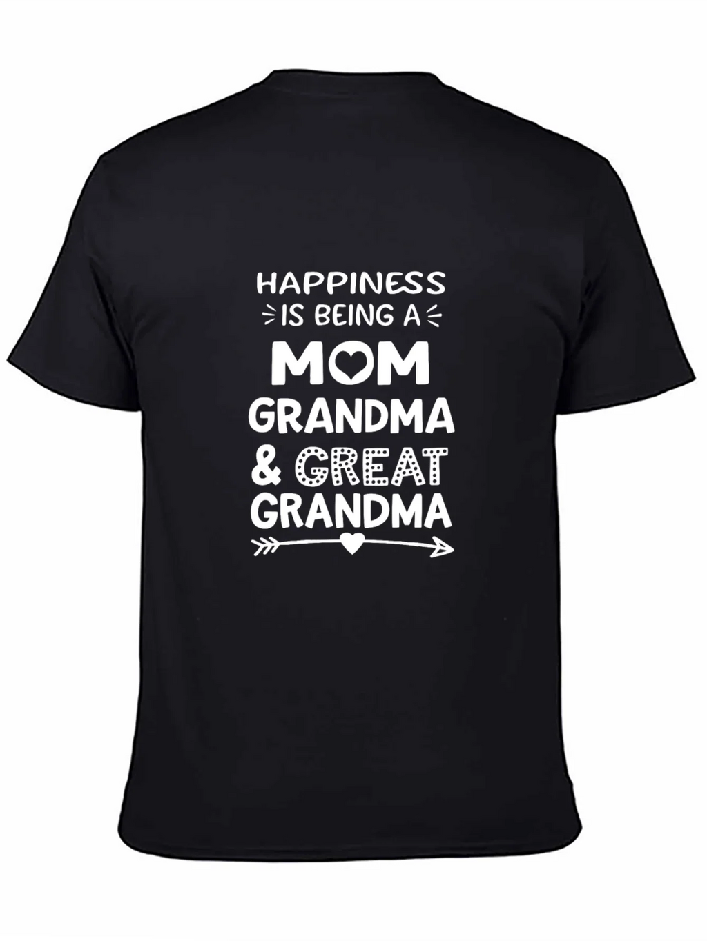 Happiness is Being A Mom Grandma Great T-Shirt product image 4