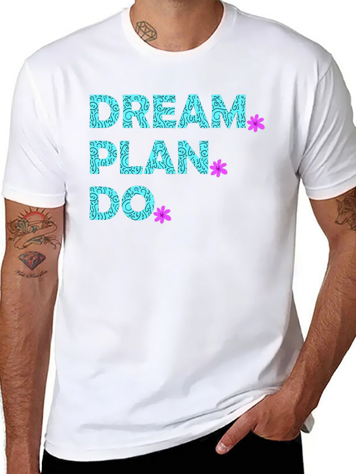 Dream Plan Do T-Shirt - Inspirational Graphic Tee product image 7