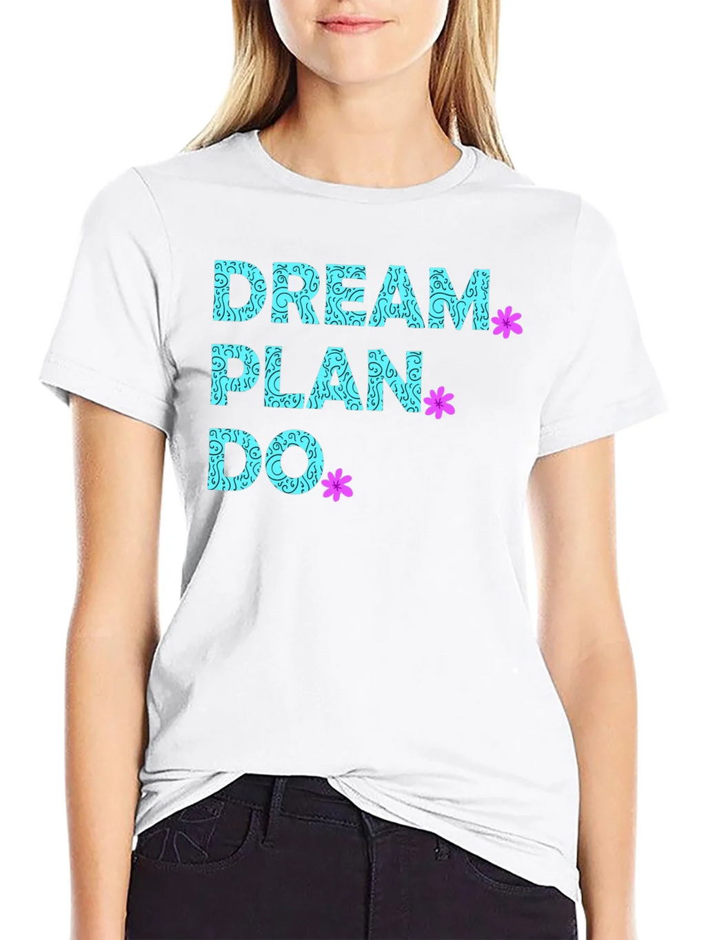 Dream Plan Do T-Shirt - Inspirational Graphic Tee product image 8