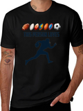 Sports Lover T-Shirt: Football Soccer Rugby More! product image 1